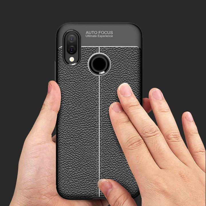 Image du produit Cadorabo TPU Cover similicuir structure (Huawei Nova 3E)