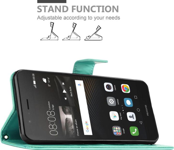 Image du produit Cadorabo Couverture du livre de fleurs (Huawei G9 Lite)