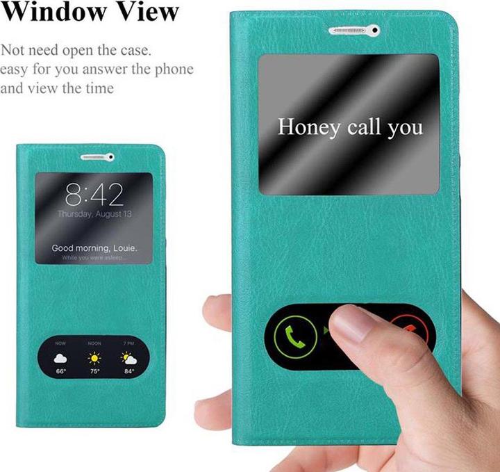 Produktbild Cadorabo Book mit View Doppelfenster Cover (Huawei Mate 9)