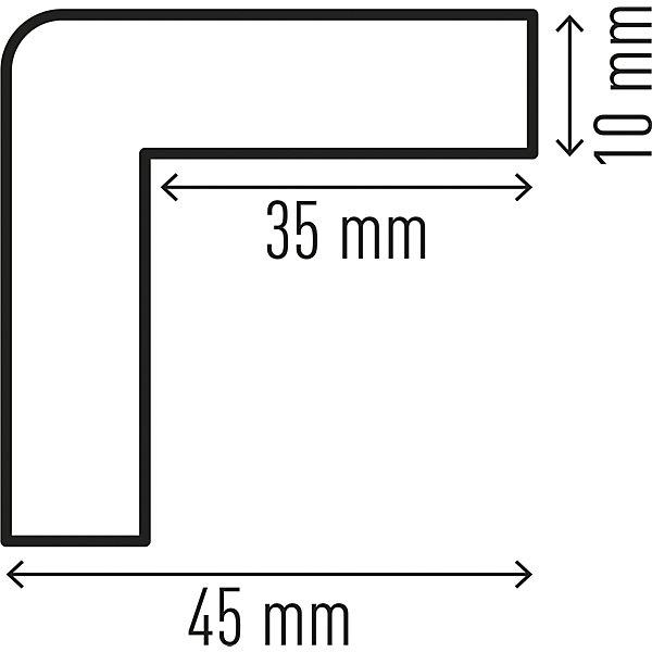 Immagine prodotto Durable Profilo di protezione angolare C35 / nero