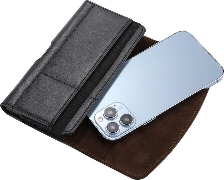 Image du produit Werkstein Universal XXXL Leder Tasche mit Gürtelclip - Schwarz