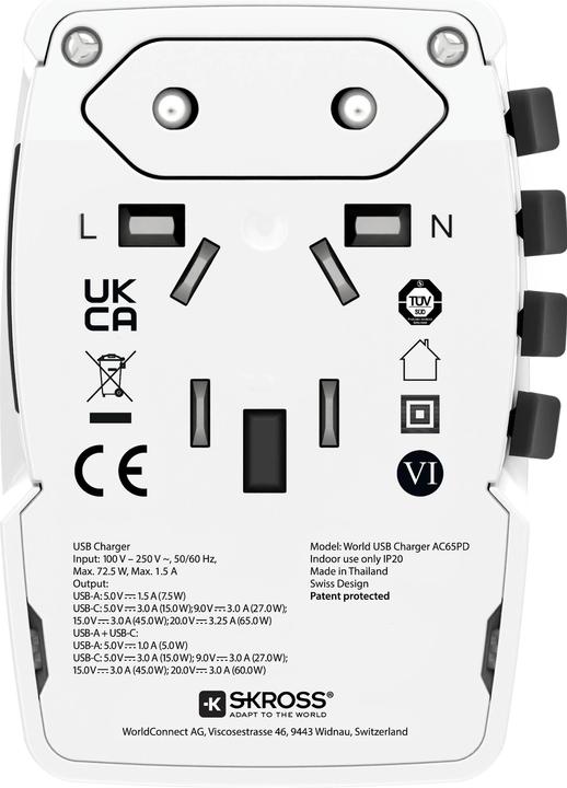 Image du produit Skross MUV USB AC65PDal