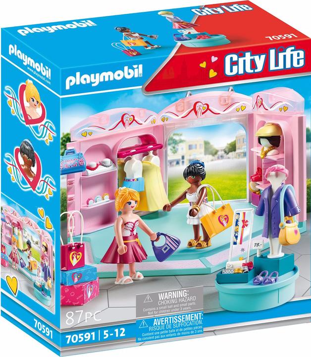 Playmobil magasin de mode (70591, Playmobil City Life)