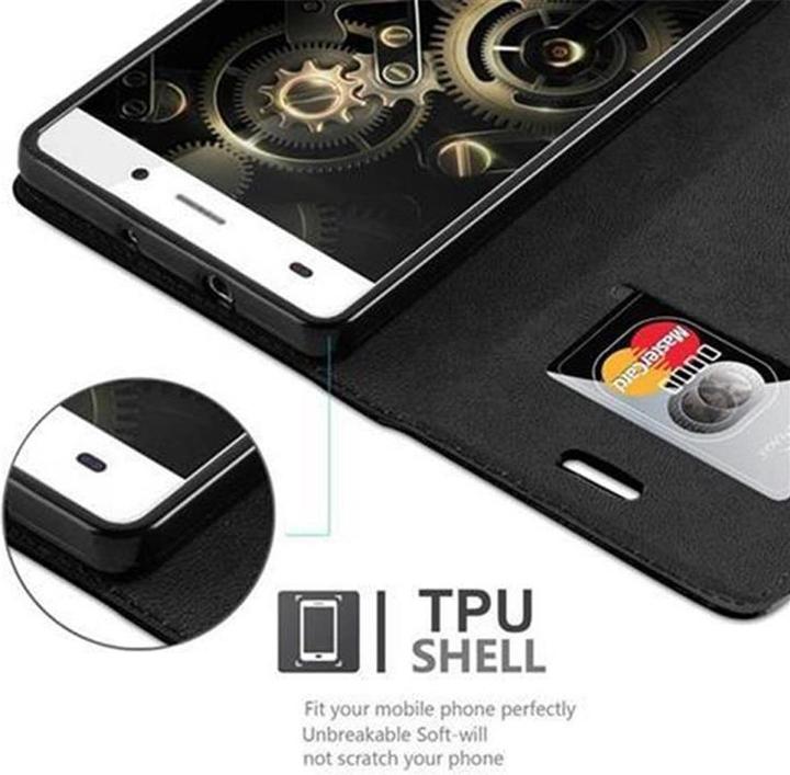 Productafbeelding Cadorabo Boek Onzichtbare Magneethoes (Huawei P8 Lite)