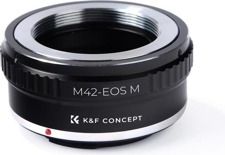 Actual product image K&F Concept High Precision Lens Adapter Mount, M42-EOS M