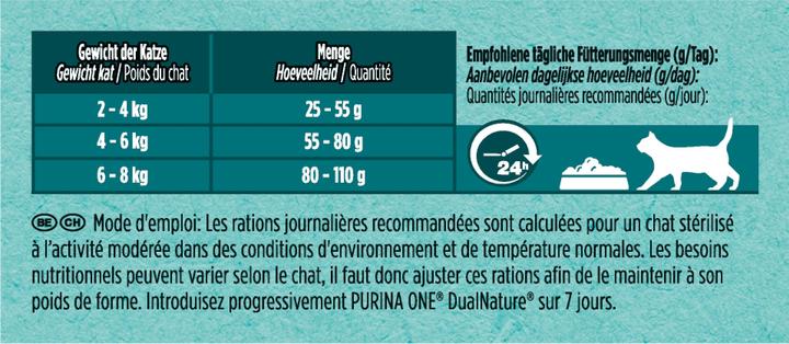 Produktbild Purina ONE DualNature NATURAL DEFENSE Sterilcat mit Spirulina & Rind (Adult, 1 Stk., 670 g)