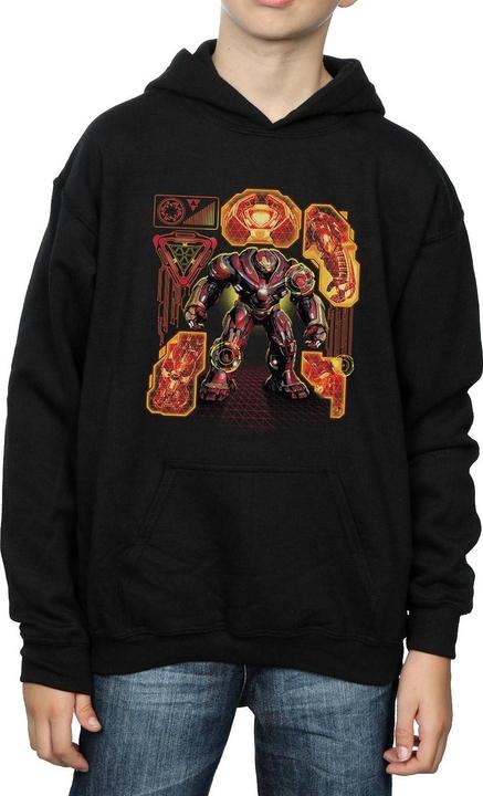 Image du produit - Sweat à capuche AVENGERS INFINITY WAR HULKBUSTER BLUEPRINT - Garçon (128)