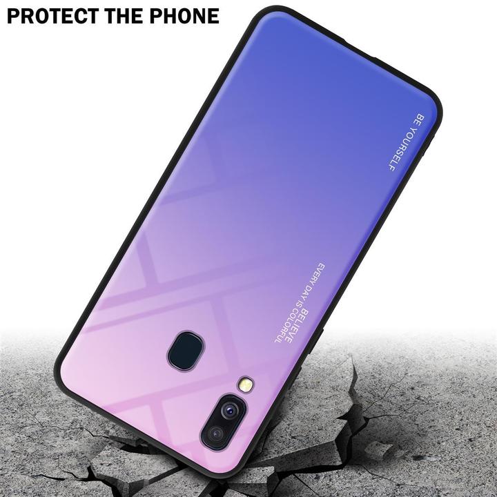 Produktbild Cadorabo TPU 2 Farben Glas Cover (Samsung Galaxy A40)