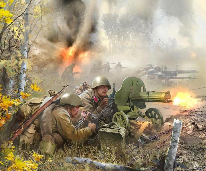 Immagine prodotto Zvezda Modello - Z6104 - - Fucile mitragliatore Unione Sovietica e servitù - Scala 1: 72
