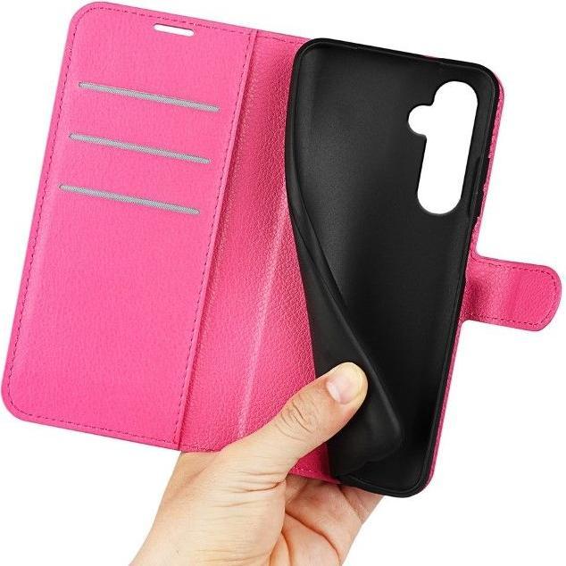 Actual product image MU Classic Litchi Leather Bookcover Series (Samsung Galaxy A25 5G)