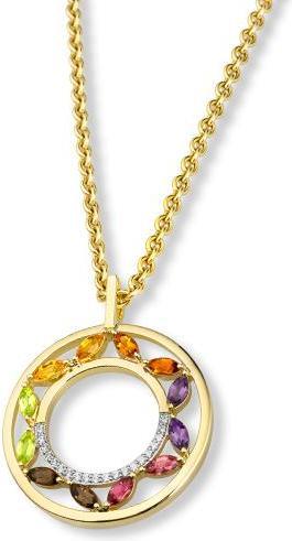 Produktbild Breuning ANHÄNGER - E.RAUCHQUARZ/Brill. 0,13 Ct. H/si (750/18 K Gold)