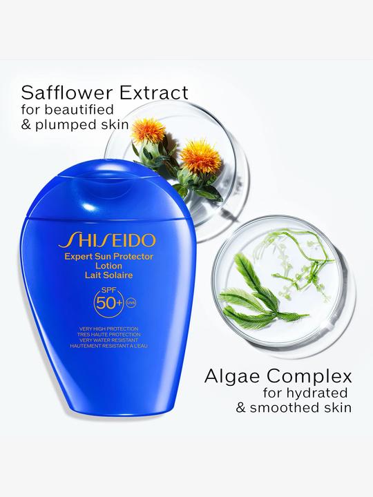 Actual product image Shiseido Expert Sun (Suntan cream, SPF 50+, 150 ml, 201 g)