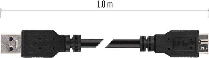 Actual product image Emos USB cable 3.0 A plug - Micro B plug 1m (1 m, USB 3.0)