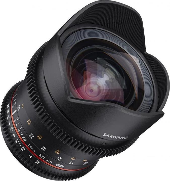 Image du produit Samyang 16mm T2.6 Canon EF (Canon EF, Plein format, APS-C / DX)
