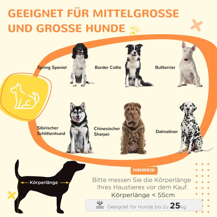 Produktbild PawHut Hundekäfig mit abschliessbaren Türen (Hundezwinger)