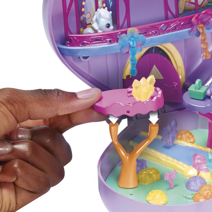 Image du produit My Little Pony Mini World Magic Mini-monde de jeu Forêt de Bridlewood, set de jeu à assembler avec Izzy