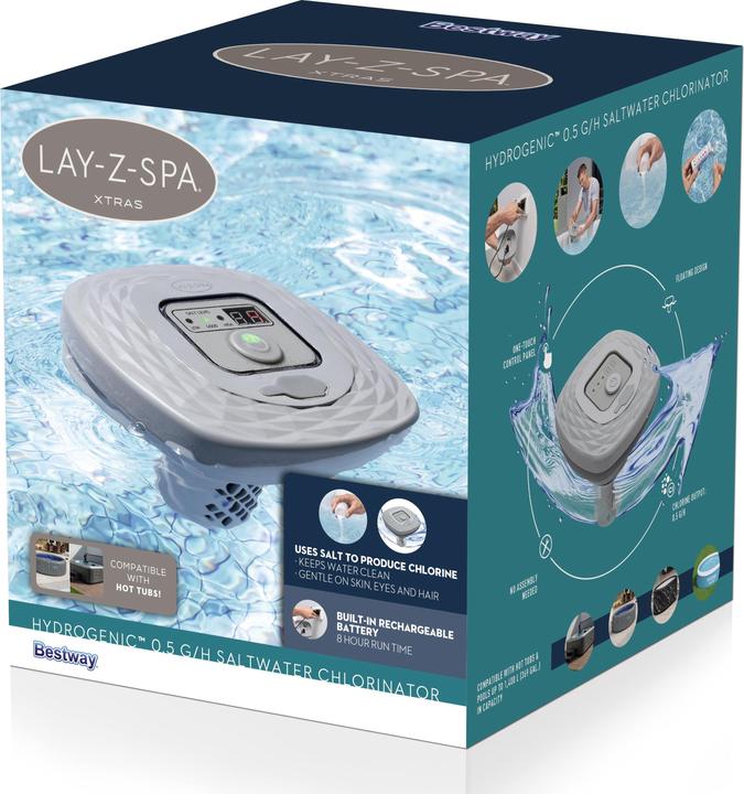 Immagine prodotto Bestway Lay-Z-Spa 0.5 g/h Saltwater Chlorinator