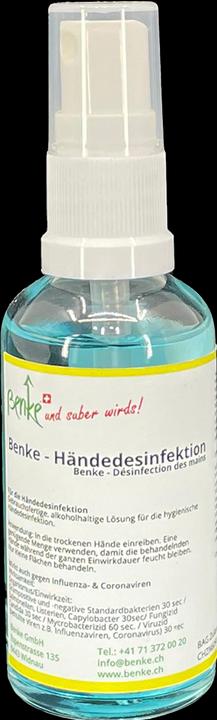 Produktbild Benke Händedesinfektionsmittel - Swiss Made - 50ml (50 ml)