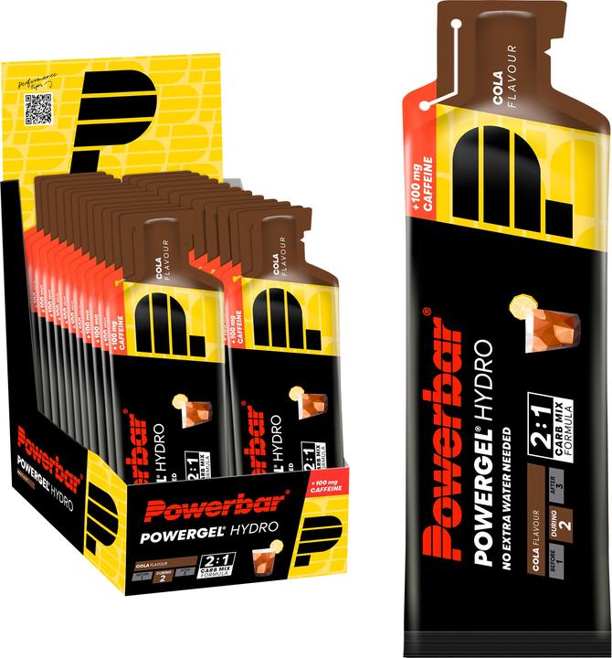 Produktbild Powerbar PowerGel Hydro (Koffein, Cola, 24 Stk., 1850 g)