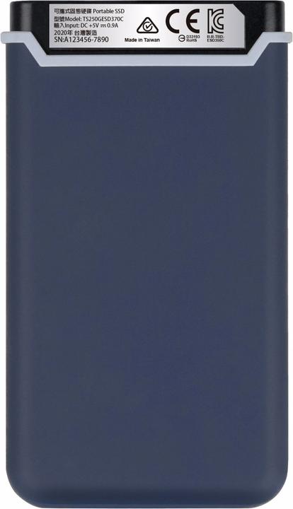 Immagine prodotto Transcend SSD ESD370C 250GB USB-C USB 3.1 Gen 2 (250 GB)