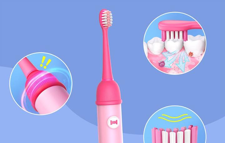 Produktbild Bitvae Sonic toothbrush with app for kids, tips set BVK7S (blue) (Schallzahnbürste)
