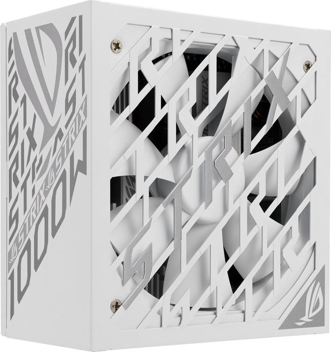 Image du produit ASUS ROG Strix 1000P White Gaming Netzteil, 80+ Platinum, Modular, 135 mm Lüfter (1000 W)