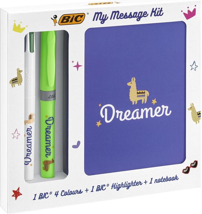 Immagine prodotto Bic Scatola di cartoleria Dreamer Alpaca (Verde, Bianco, 1 x)