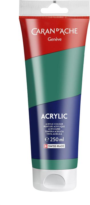 Actual product image Caran d'Ache Acrylic (Emerald, 250 ml)