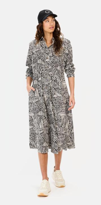 Produktbild Camel Active Langes Hemdblusenkleid mit Allover-Print (S)