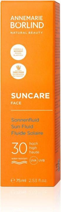 Image du produit Annemarie Börlind Börlind Sonne FACE Sonnenfluid Lichtschutzfaktor 30 75 ml (Crème solaire visage, SPF 30, 75 ml)