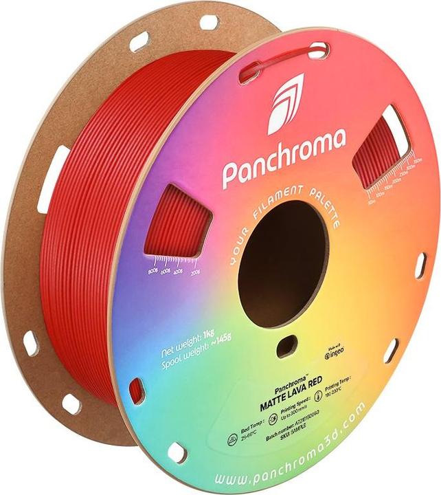 Actual product image Polymaker PolyTerra (PLA, 1.75 mm, 1000 g, Red)