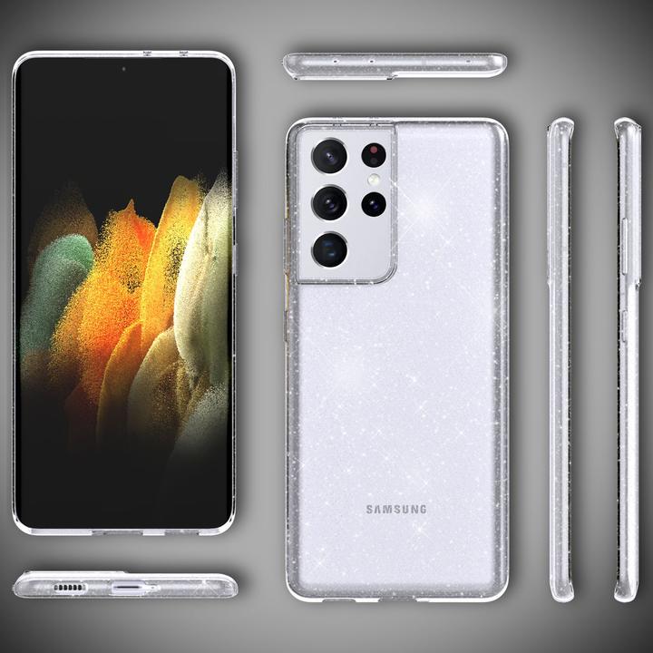 Produktbild Nalia Glitter Handyhülle (Samsung Galaxy S21 Ultra)