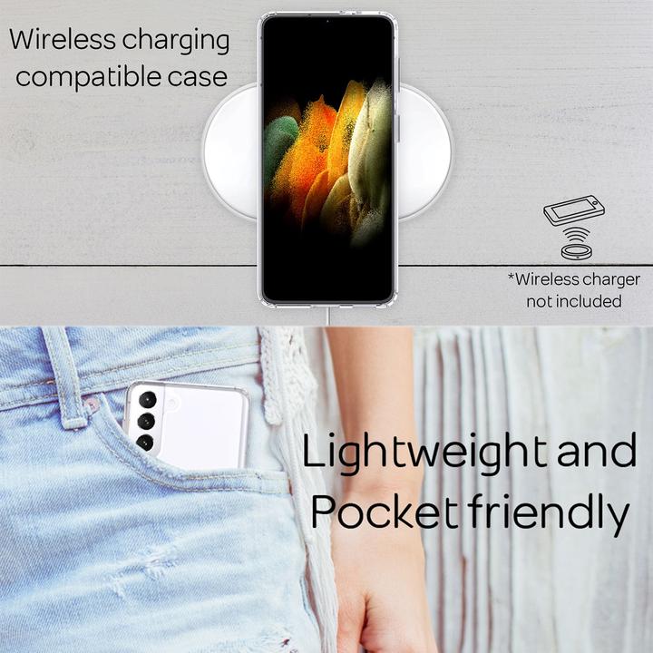 Actual product image Nalia Hull Transparent (Samsung Galaxy S21+)