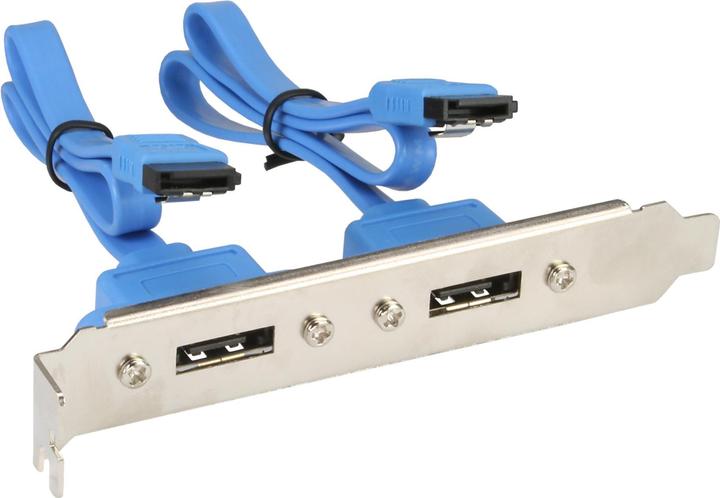 Produktbild InLine eSATA Slotblech 2x eSATA