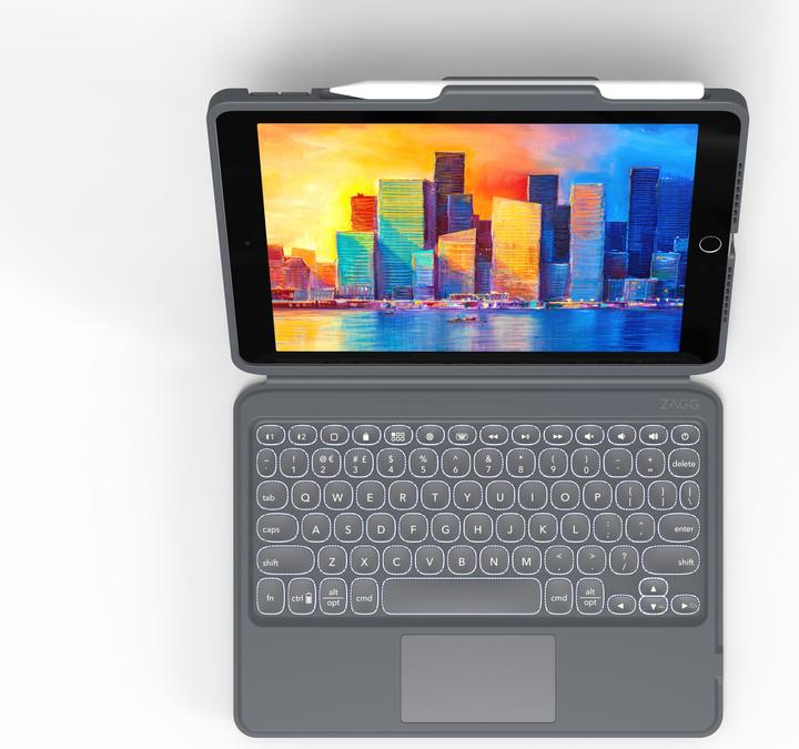 Actual product image Zagg Pro Keys Touchpad (CH, iPad 2019 (7th gene), iPad 2020 (8. Gen))