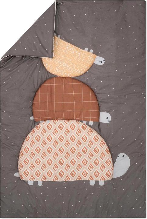 Actual product image Julius Zöllner Organic Turtles 95 x 135 cm Toddler Blanket