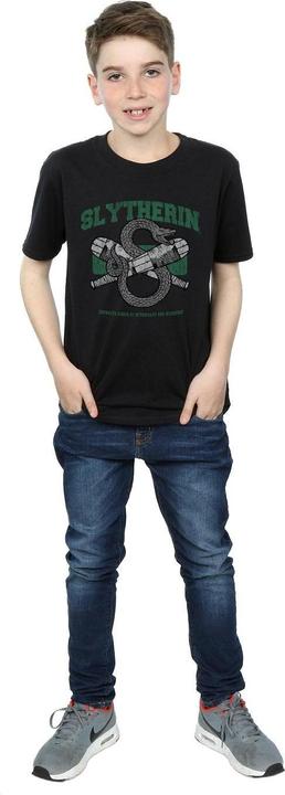 Immagine prodotto Slytherin Quidditch Emblem Maglietta Ragazzi (140, 146)