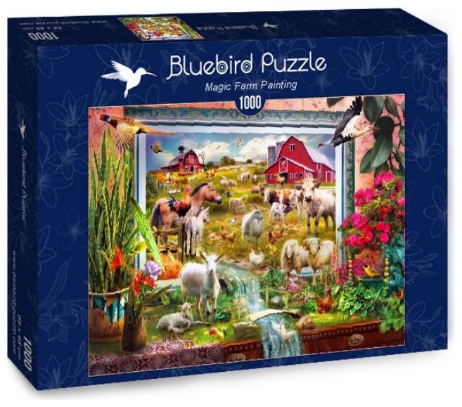 Bluebird 70029 Puzzle 1000 pcs. Magic Farm Painting (1000 pieces)