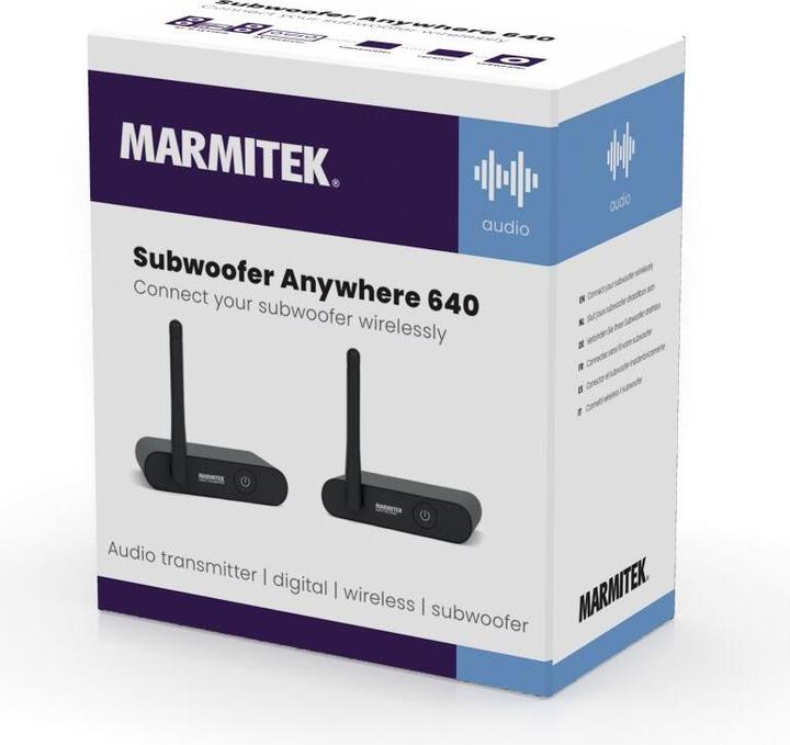 Produktbild Marmitek Subwoofer Anywhere 640 (20 m)