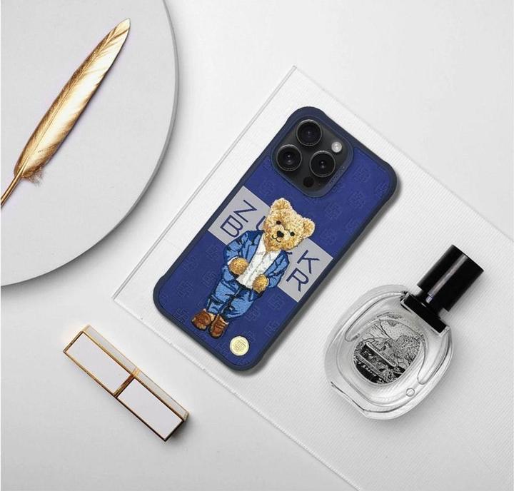 Actual product image Zuck Bear Headphone case case PARIS GENTLEMAN for IPHONE 15 Pro Max suit (Apple iPhone 15 Pro Max)