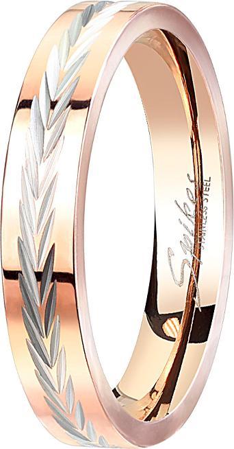 Produktbild Star Piercing Ring rosegold Lorbeerkranz (57, Stahl)