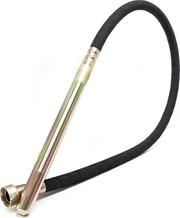 Wiltec Rüttelflasche Ø35mm 200cm flexible Welle Betonrüttler Innenrüttler Handrüttler