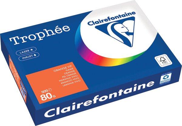Produktbild Trophee Kopierpapier, DIN A3, 80g/qm, 500 Blatt, orange (80 g/m²)