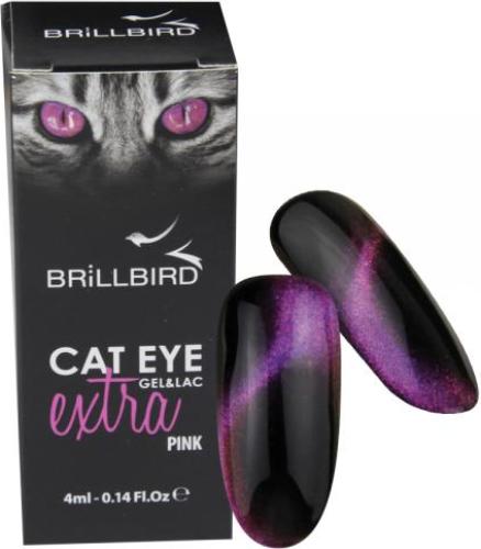 Produktbild BrillBird Cat Eye Extra Pink 4ml (Extra Pink, Gel-Effekt Nagellack)