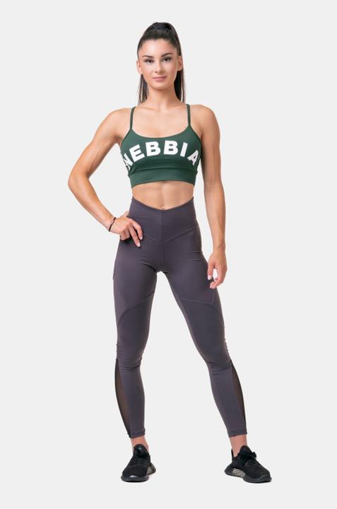 Image du produit Nebbia Classic Hero Cut-Out Sports Bra vert foncé (XS)