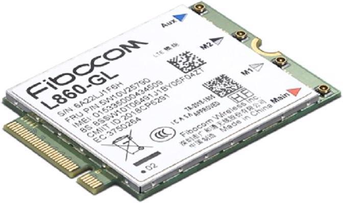 Actual product image Lenovo Fibocom L860-GL WWAN Module