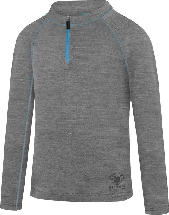 Immagine prodotto Normani Kinder Merino Langarm mit 1/4 Zipper „Nyapari“ - 9545 (86, 90, 92)
