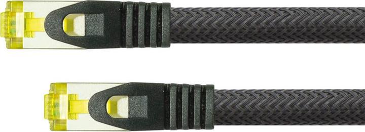 Produktbild Python ® Series RJ45 Patchkabel mitCat.7 Rohkabel, Rastnasenschutz (RNS®) und Nylongeflecht, S/FTP, PiMF, h (S/FTP, CAT7, 25 m)