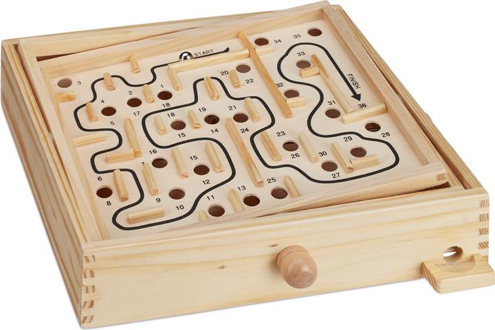 Image du produit Relaxdays Jeu du labyrinthe (Allemand, Français, Italien, Anglais)