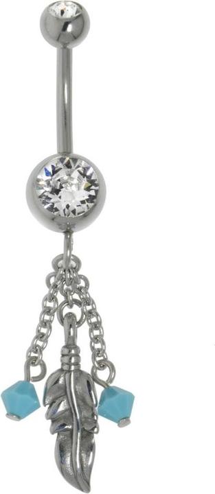 Bijouteria Bauchpiercing (Edelstahl, Kristall, Emaille)